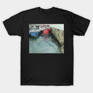 Boats In The Snow T-Shirt